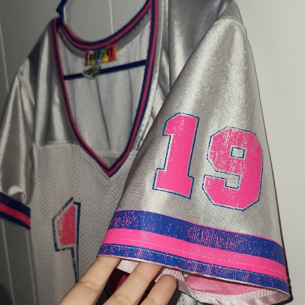 Y2K Derek Heart Jersey Sz L - Picture 5 of 8